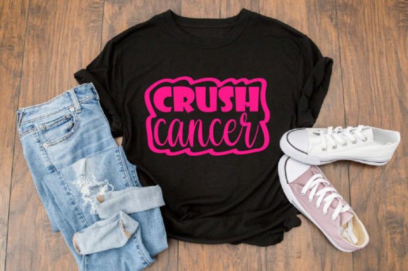 About Crush Cancer T-shirt Design Graphics