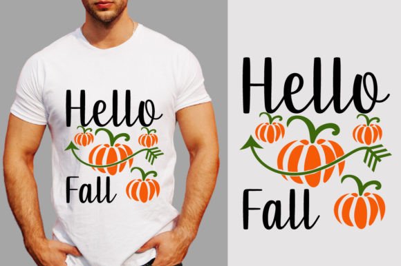 About Hello Fall T-shirt Design