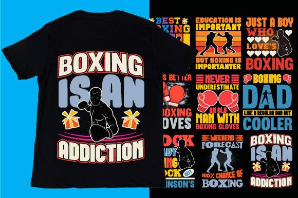 Boxing Day Vantage T-shirt Design Bundle