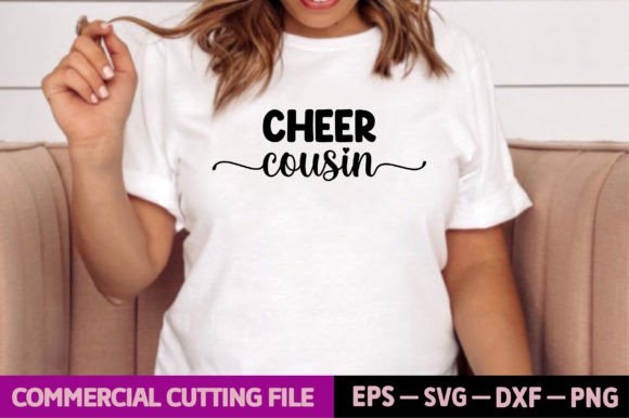 Cheer Cousin Graphics for T-Shirt Designs