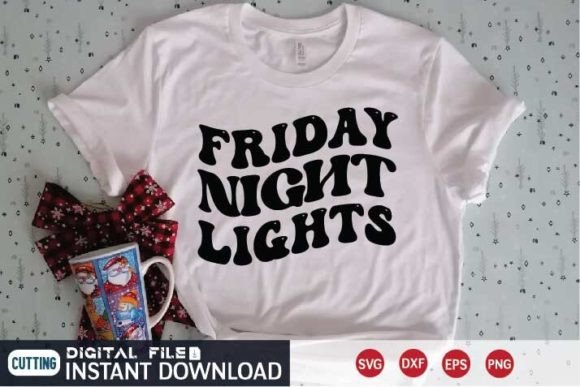 Friday Night Lights SVG Graphics for T-Shirt Designs