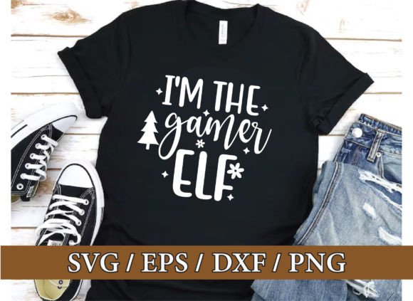 I'm the Gamer Elf, Christmas SVG Bundle