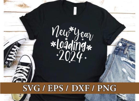 New Year Loading 2024: A Graphics Bundle for T-Shirt Designs