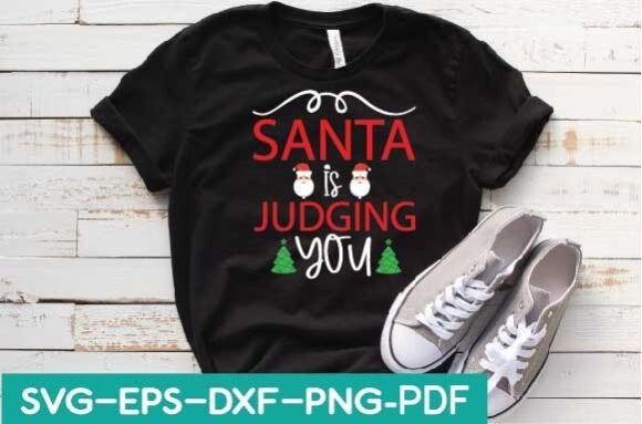 Santa is Judging You SVG: Graphics & T-Shirt Designs Review