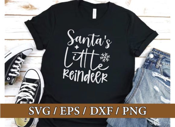 Santa’s Little Reindeer: Graphics & T-Shirt Designs