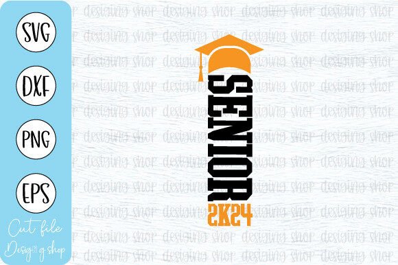 Senior 2024 SVG T Shirt Design for Crafts & Graphics