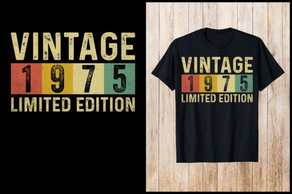 Vintage 1975 Limited Edition Graphics & T-Shirt Designs